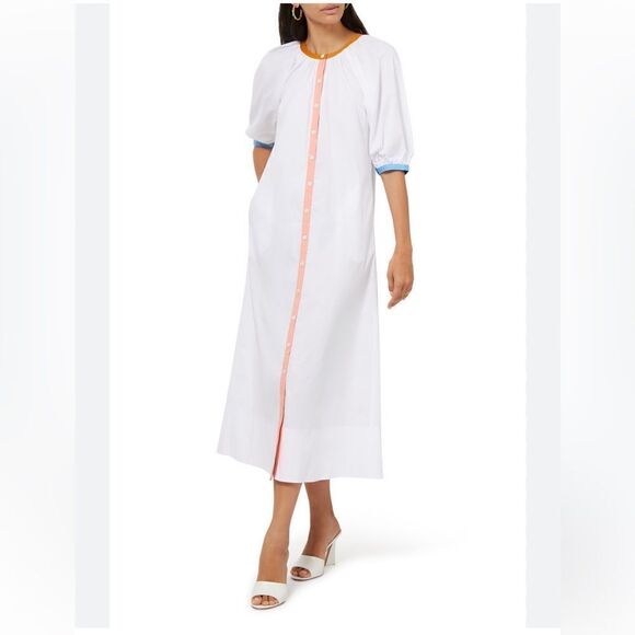 STAUD
Vincent Cotton Dress Size Large - Picture 2 of 8